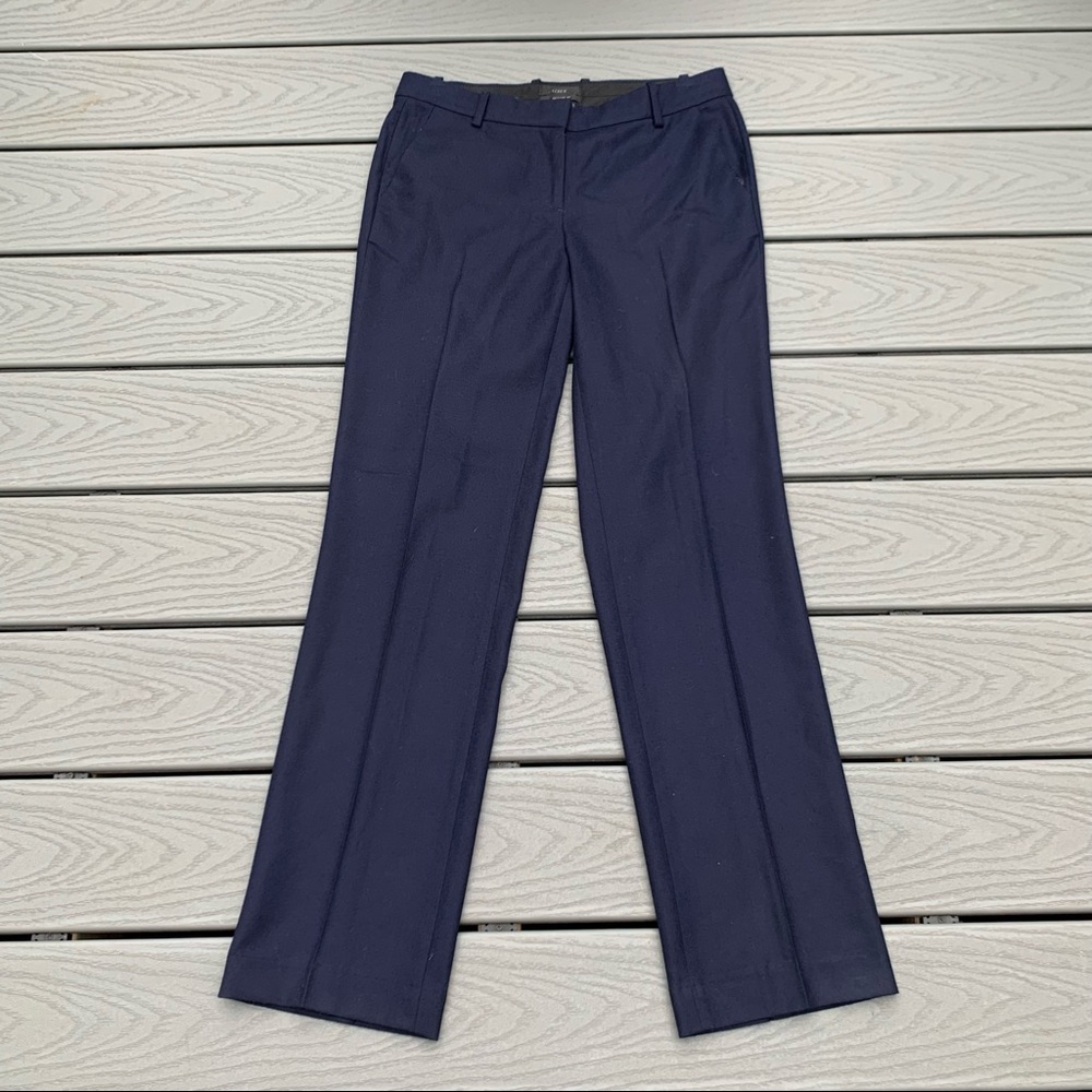 J. Crew Women's Straight Leg Dress Pants in Navy